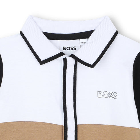 BOSS PiquÈ short overall cotton