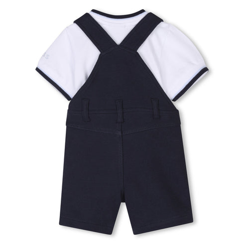 BOSS Set of dungarees and tee-shirt