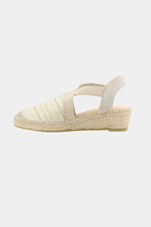 Maypol Woven Espadrille Slingback Wedge Sandals