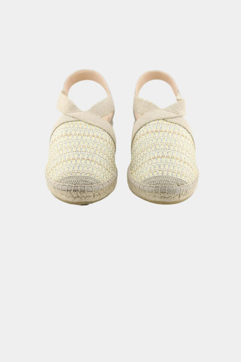 Maypol Woven Espadrille Slingback Wedge Sandals