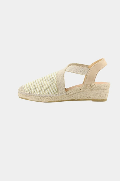 Maypol Woven Slingback Espadrille Wedge Sandals