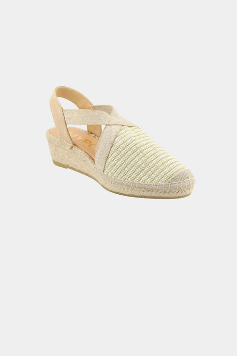 Maypol Woven Slingback Espadrille Wedge Sandals