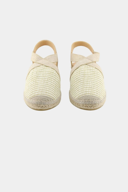 Maypol Woven Slingback Espadrille Wedge Sandals