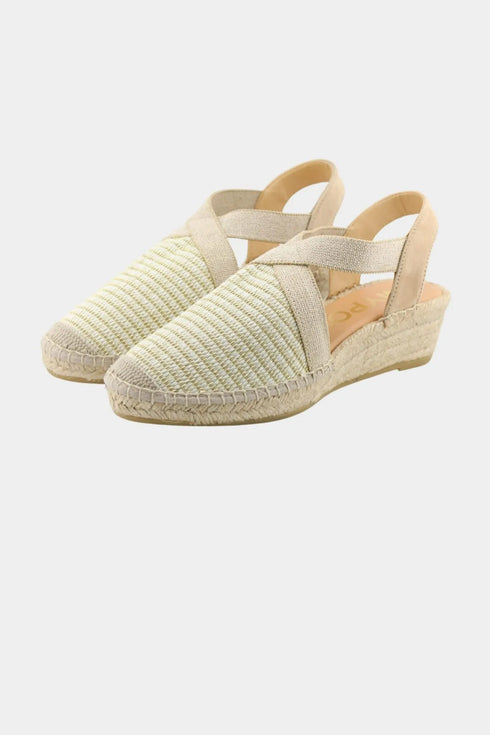 Maypol Woven Slingback Espadrille Wedge Sandals