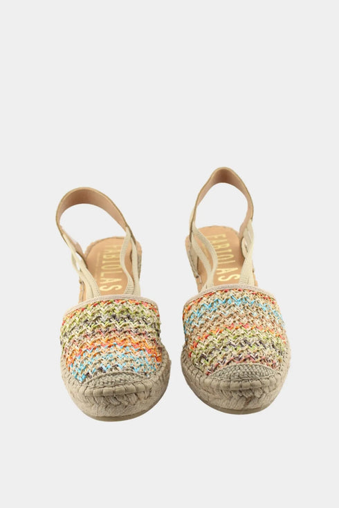 Fabiolas Espadrille Wedge Sandal with Braided Detail