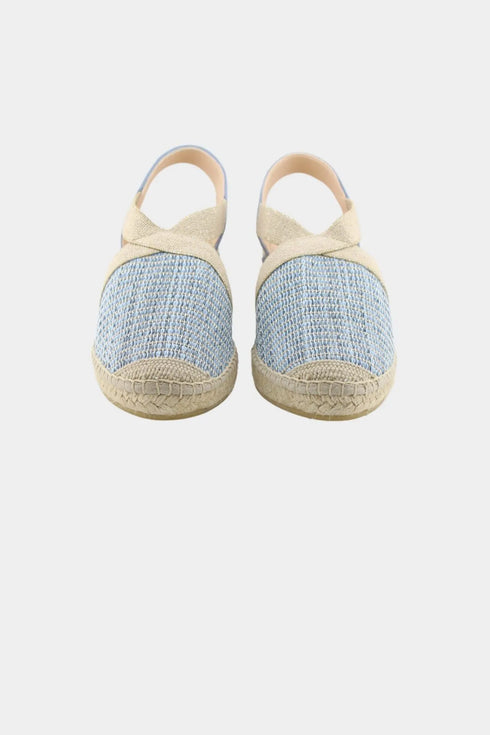 Maypol Woven Slingback Espadrille Wedge Sandals