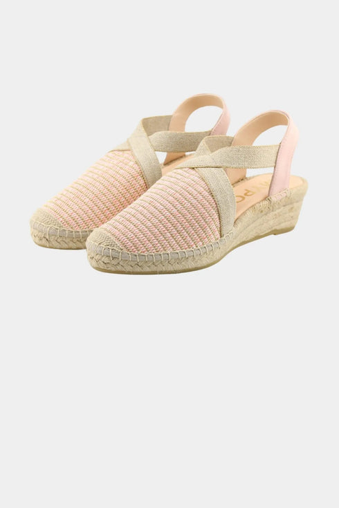 Maypol Woven Slingback Espadrille Wedge Sandals