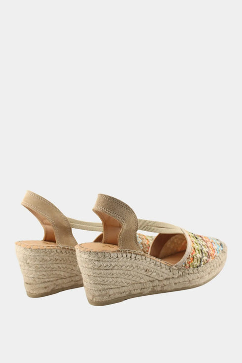 Fabiolas Espadrille Wedge Sandal with Braided Detail