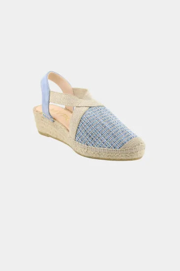 Maypol Woven Slingback Espadrille Wedge Sandals