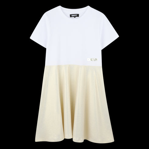 DKNY fabric dress with short sleeves