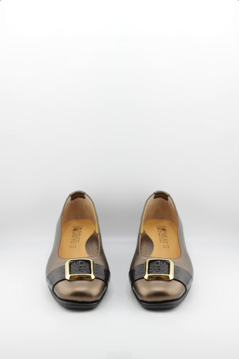 DFC Relax Elegant Leather Loafers with Buckle