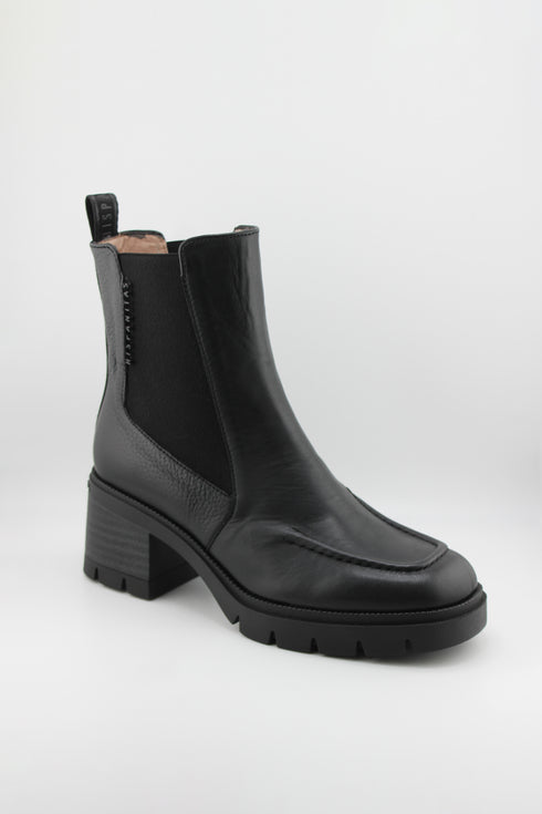 Hispanitas Chunky Sole Leather Ankle Boots