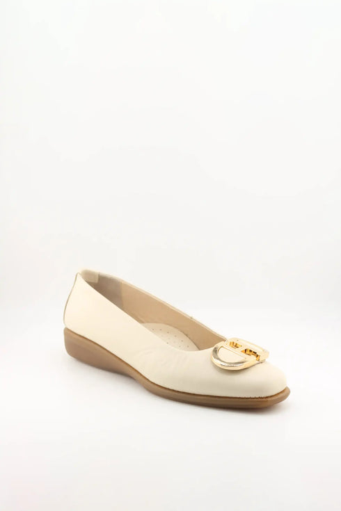 DFC Relax Leather Slip-On Loafers with Buckle