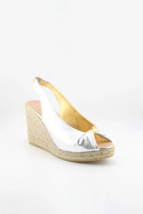 Gaimo Peep Toe Slingback Espadrille Wedges