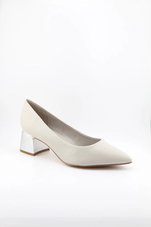 Capelli Rossi Geometric Heel Pointed Toe Pumps